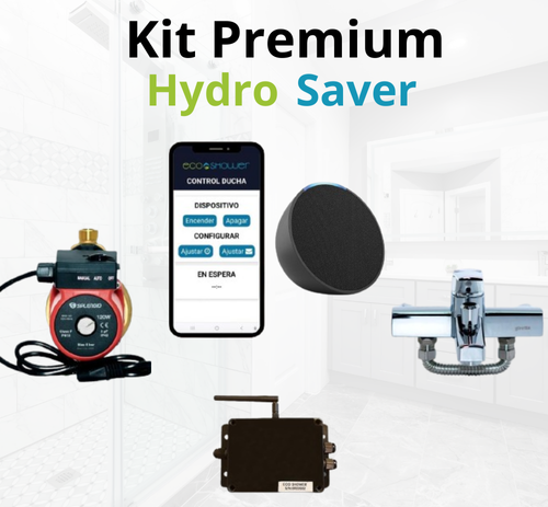 Kit Pro Hydro Saver + Alexa Echo Pop - No Incluye servicio de instalación