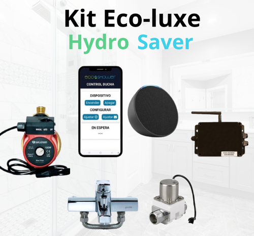 Kit Eco Luxe Hydro Saver + Alexa Echo Pop - No Incluye instalación
